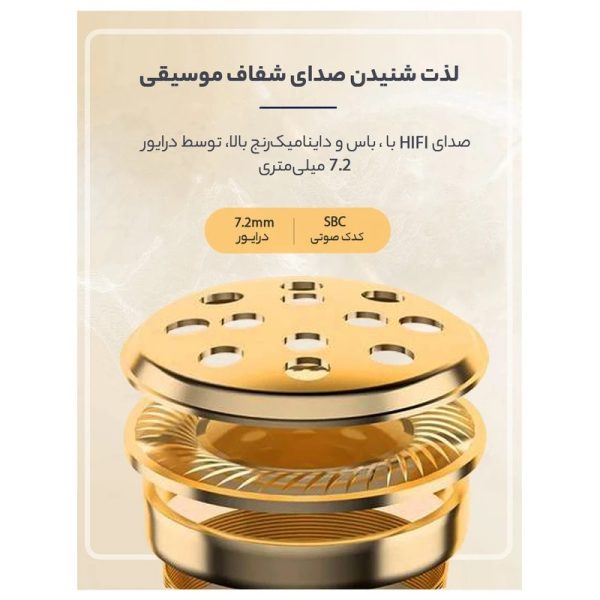 هدفون بلوتوثی کیو سی وای مدل T13 - تصویر 8